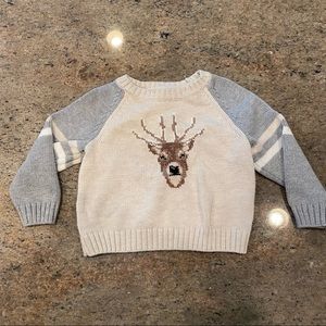 JANIE AND JACK - Deer Sweater - Size 18-24M